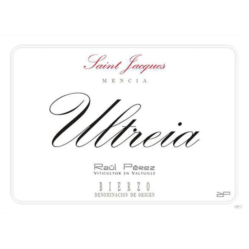 Bodegas Raul Perez Ultreia Saint Jacques 2015 Front Label