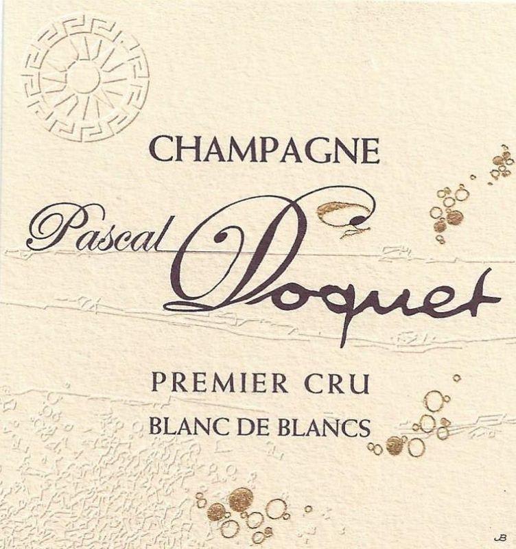 Pascal Doquet Champagne Blanc de Blancs Premier Cru 2004 Front Label