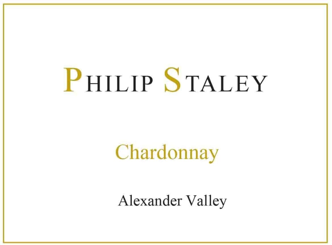 Philip Staley Chardonnay 2013 Front Label