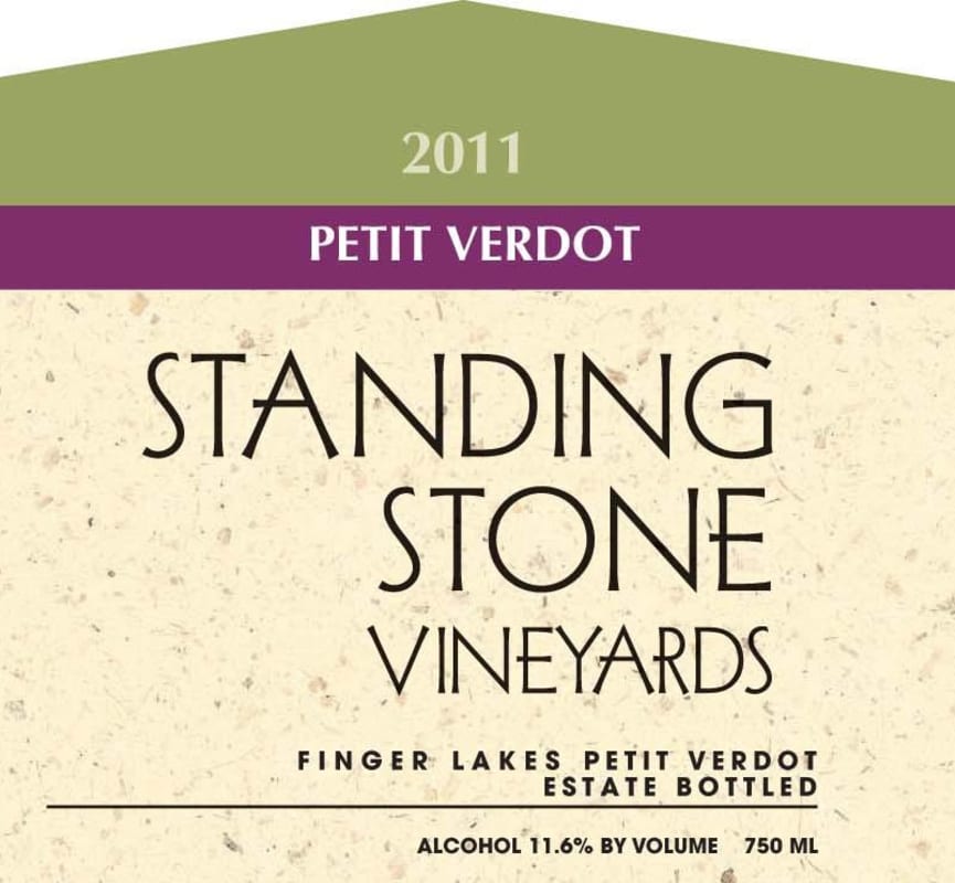 Standing Stone Vineyards Petit Verdot 2011 Front Label