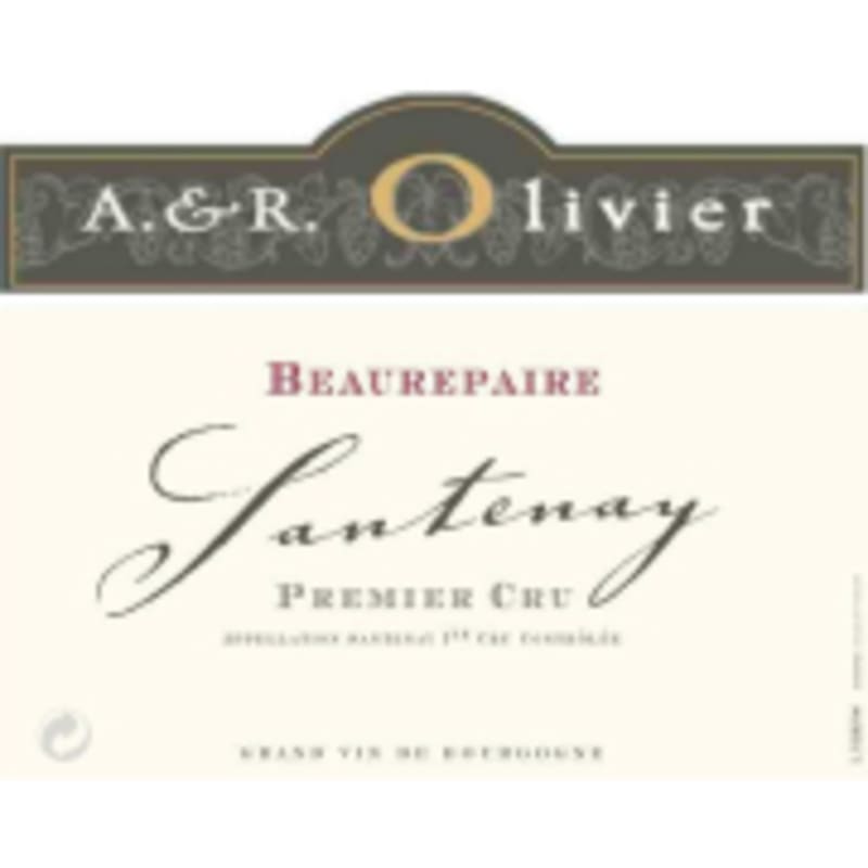 Domaine Olivier Santenay Beaurepaire Premier Cru 2012 Front Label