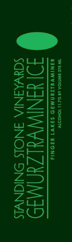 Standing Stone Vineyards Gewurztraminer Ice 2014 Front Label