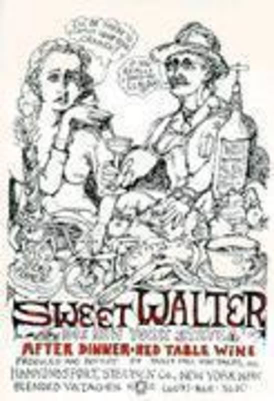 Bully Hill Sweet Walter Red Front Label