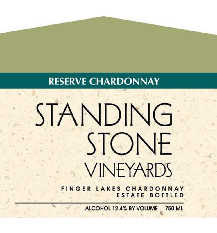 Standing Stone Vineyards Reserve Chardonnay 2008 Front Label