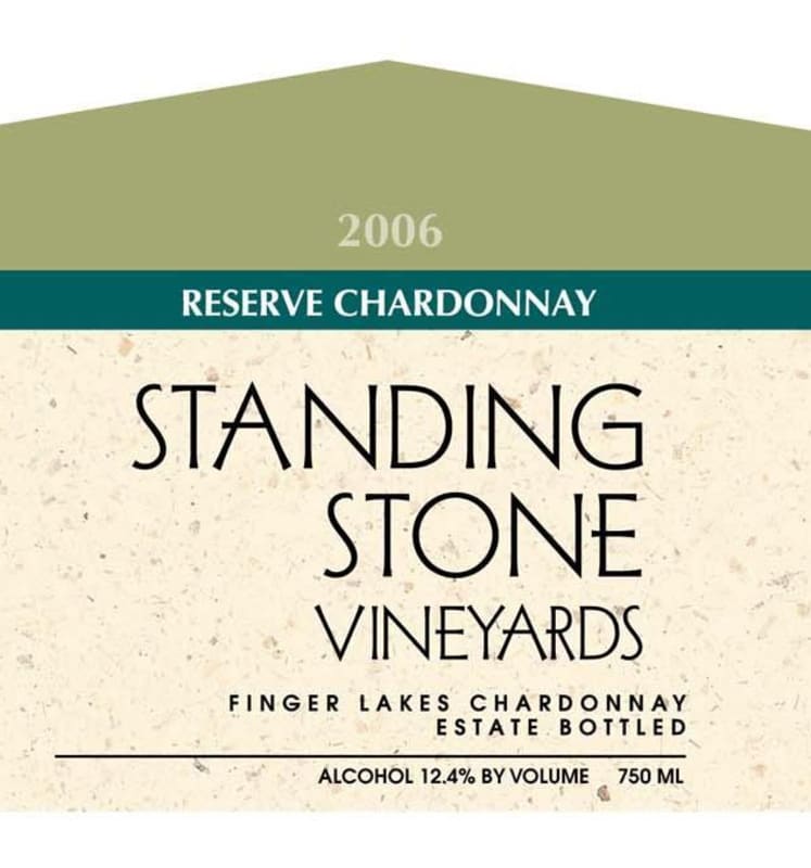 Standing Stone Vineyards Reserve Chardonnay 2006 Front Label