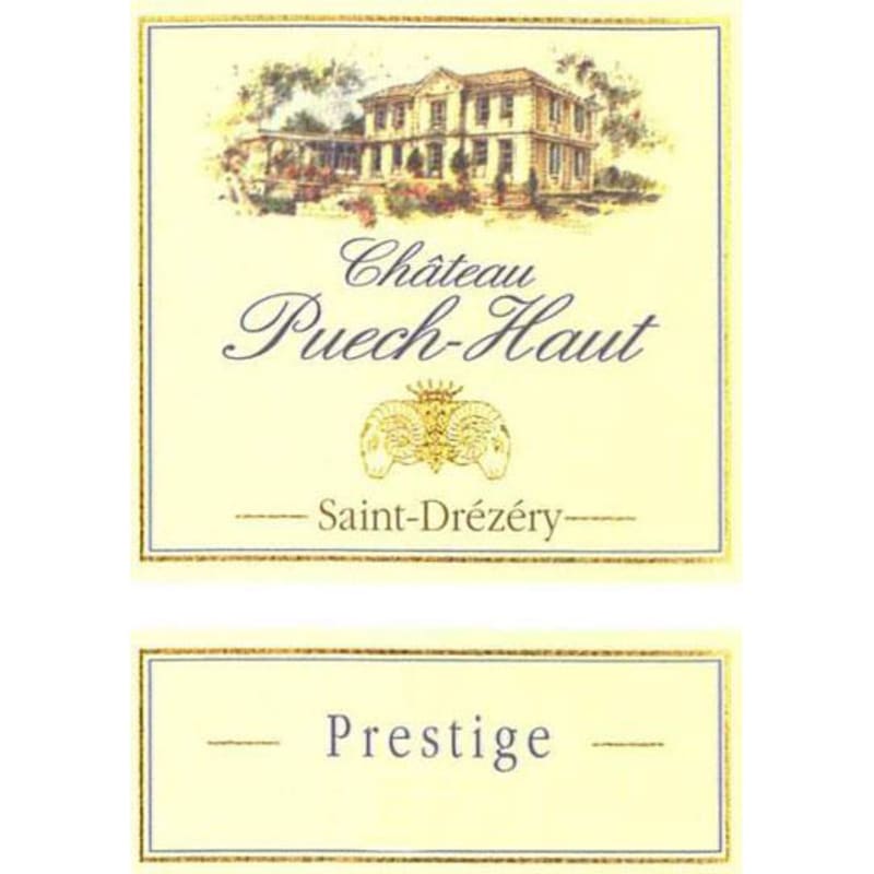 Chateau Puech-Haut Prestige Rose 2014 Front Label