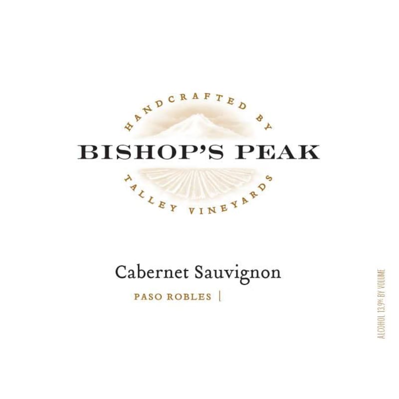 Bishop's Peak Cabernet Sauvignon 2015 Front Label