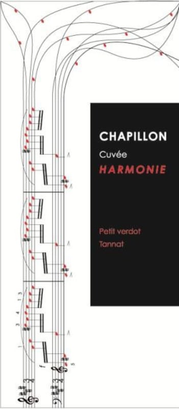 Chapillon Cuvee Harmonie Petit Verdot Tannat 2010 Front Label