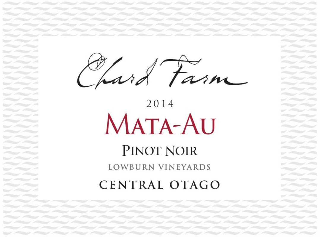 Chard Farm Winery Mata-Au Pinot Noir 2014 Front Label