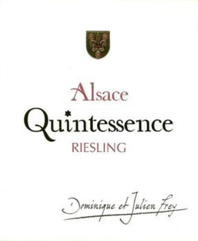 Charles et Dominique Frey Alsace Quintessence Riesling 2012 Front Label
