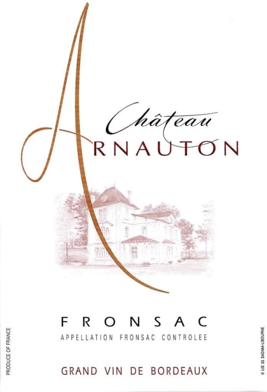 Chateau Arnauton Fronsac 2012 Front Label