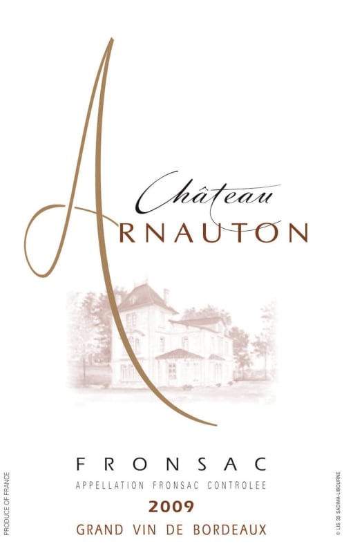 Chateau Arnauton Fronsac 2009 Front Label