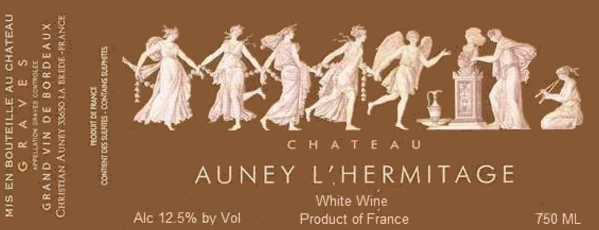 Chateau Auney L'Hermitage L'Hermitage Blanc 2014 Front Label