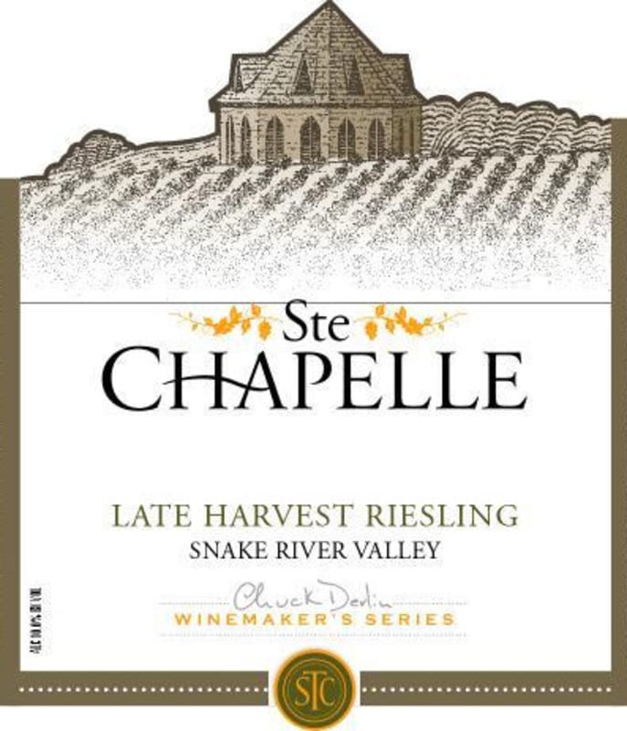 Ste. Chapelle Late Harvest Riesling 2013 Front Label