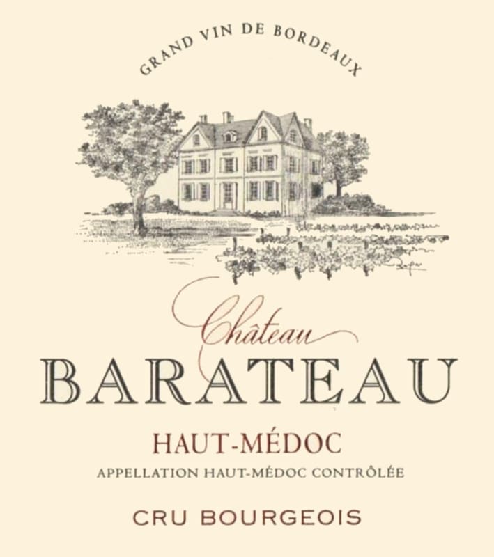 Chateau Barateau Haut-Medoc 2013 Front Label