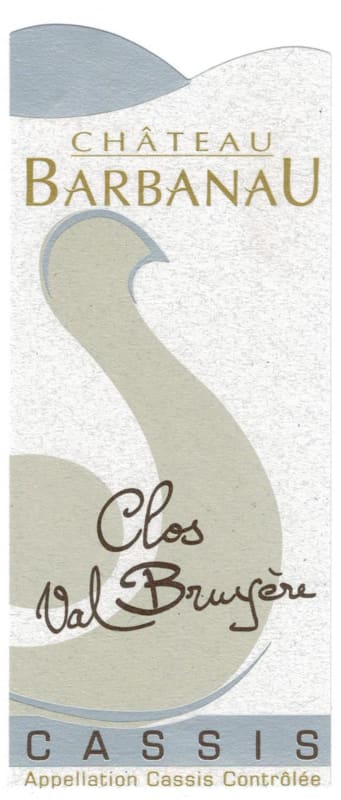 Chateau Barbanau Cassis Clos Val Bruyere 2014 Front Label