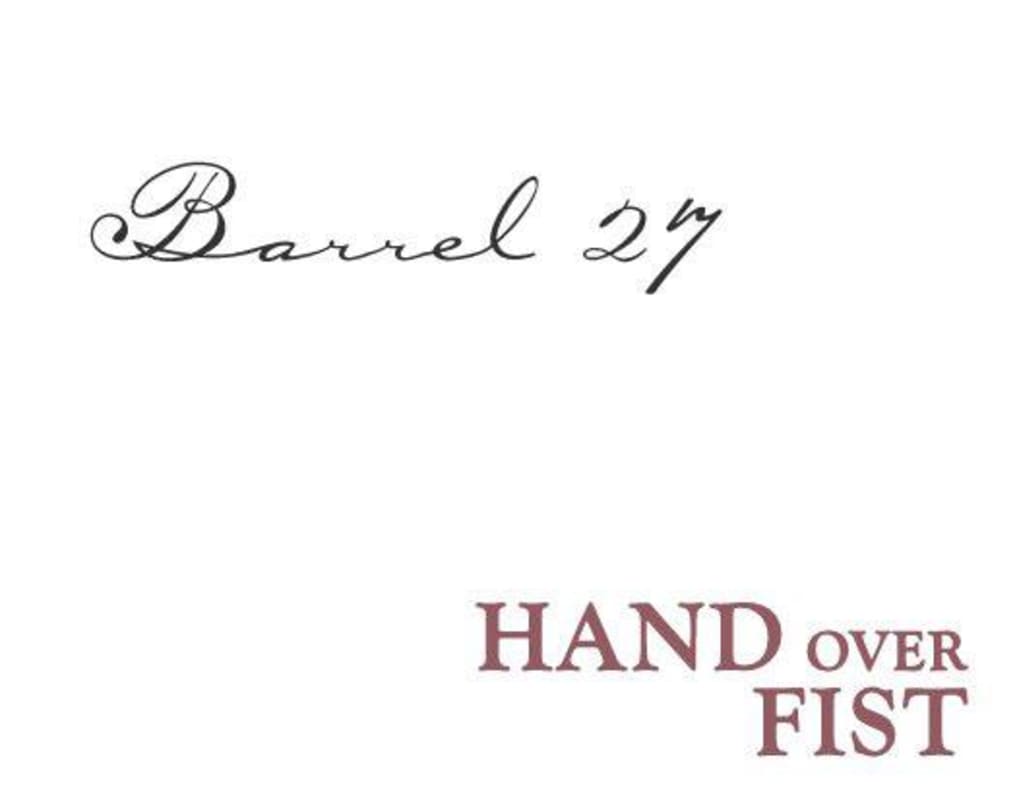 Barrel 27 Hand Over Fist Red Blend 2012 Front Label
