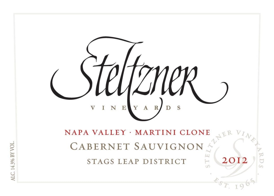 Steltzner Martini Clone Cabernet Sauvignon 2012 Front Label