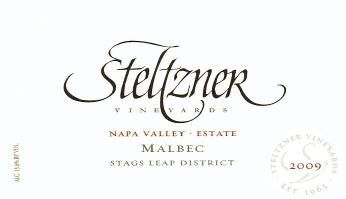 Steltzner Estate Malbec 2009 Front Label