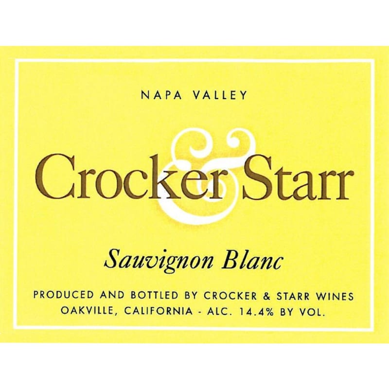 Crocker & Starr Sauvignon Blanc 2016 Front Label