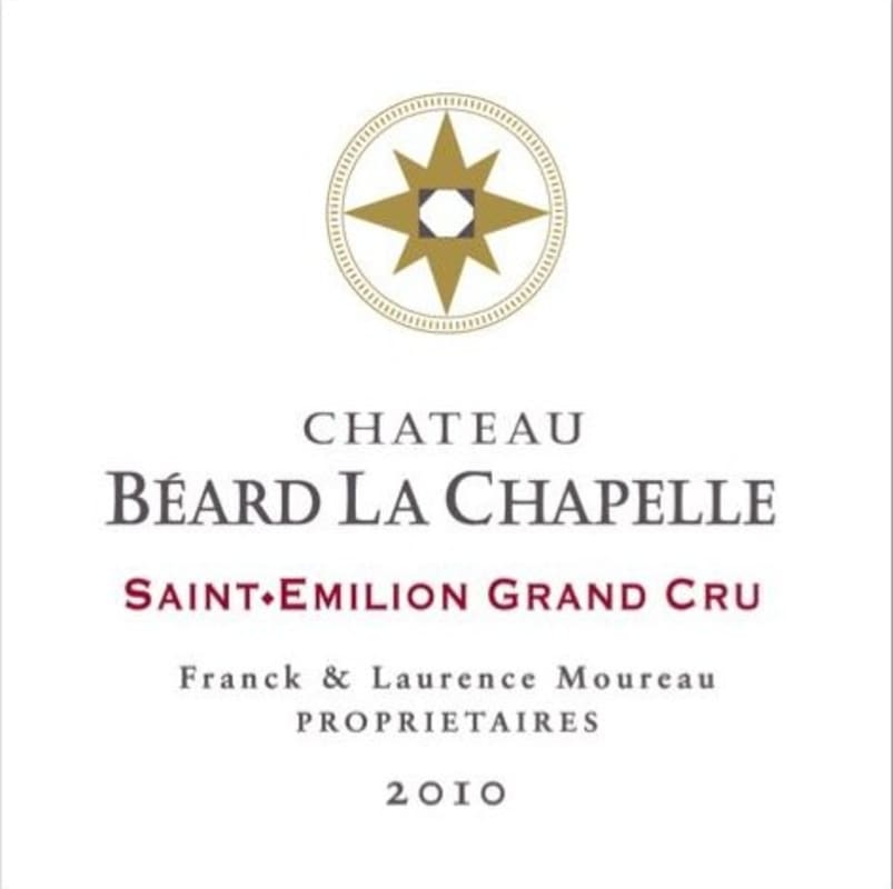 Chateau Beard La Chapelle 2010 Front Label