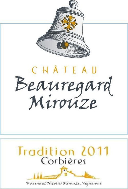 Chateau Beauregard Mirouze Corbieres Tradition 2011 Front Label