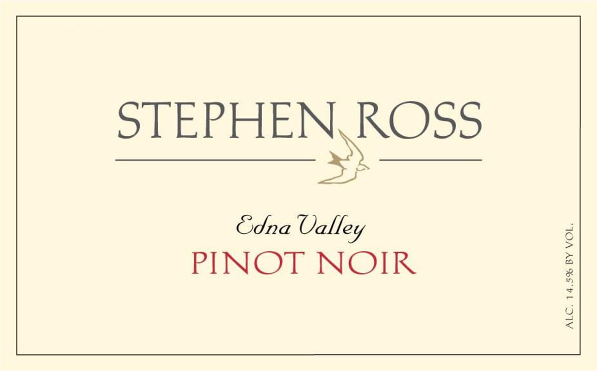 Stephen Ross Edna Valley Pinot Noir 2012 Front Label