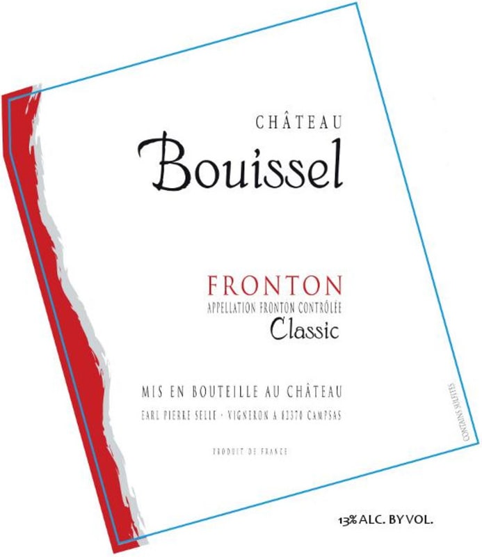 Chateau Bouissel Classic 2010 Front Label