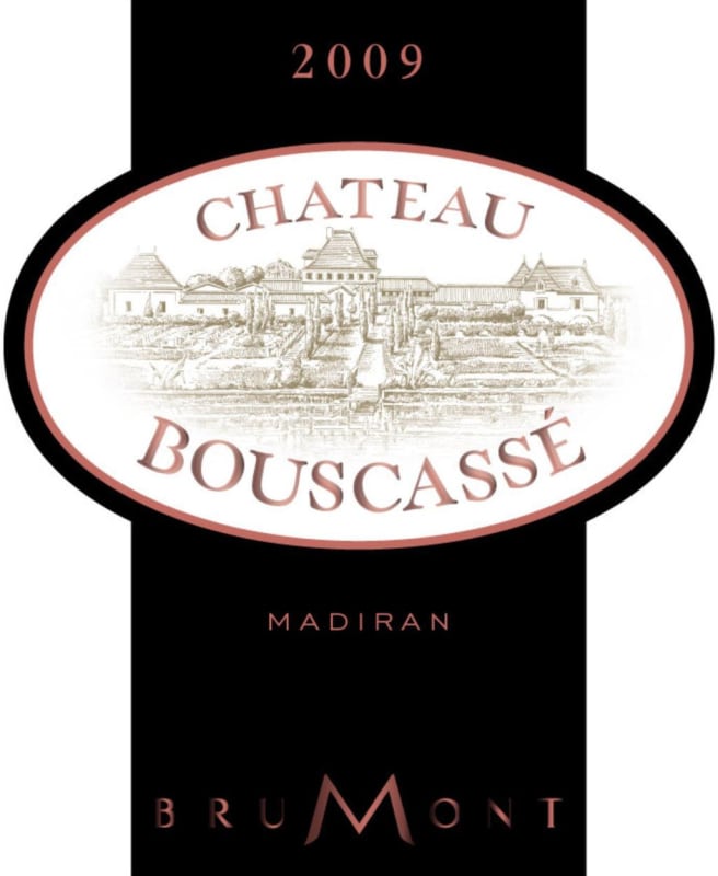 Chateau Bouscasse Madiran 2009 Front Label