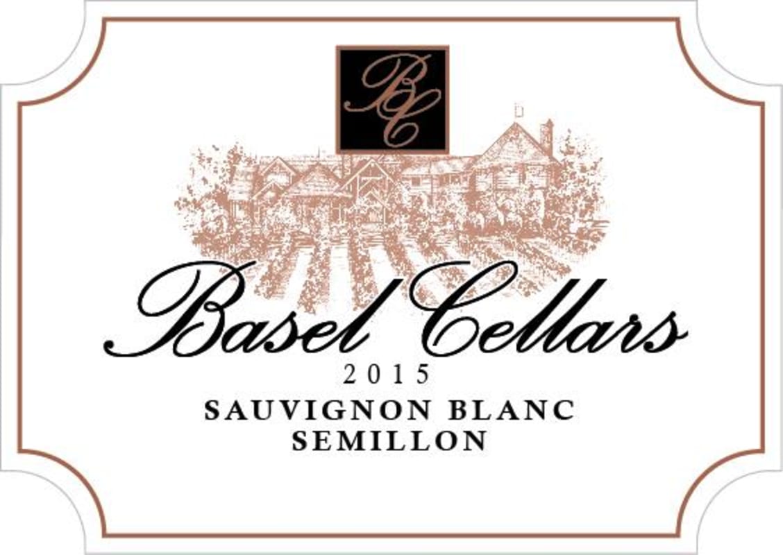 Basel Cellars Semillon/Sauvignon Blanc 2015 Front Label