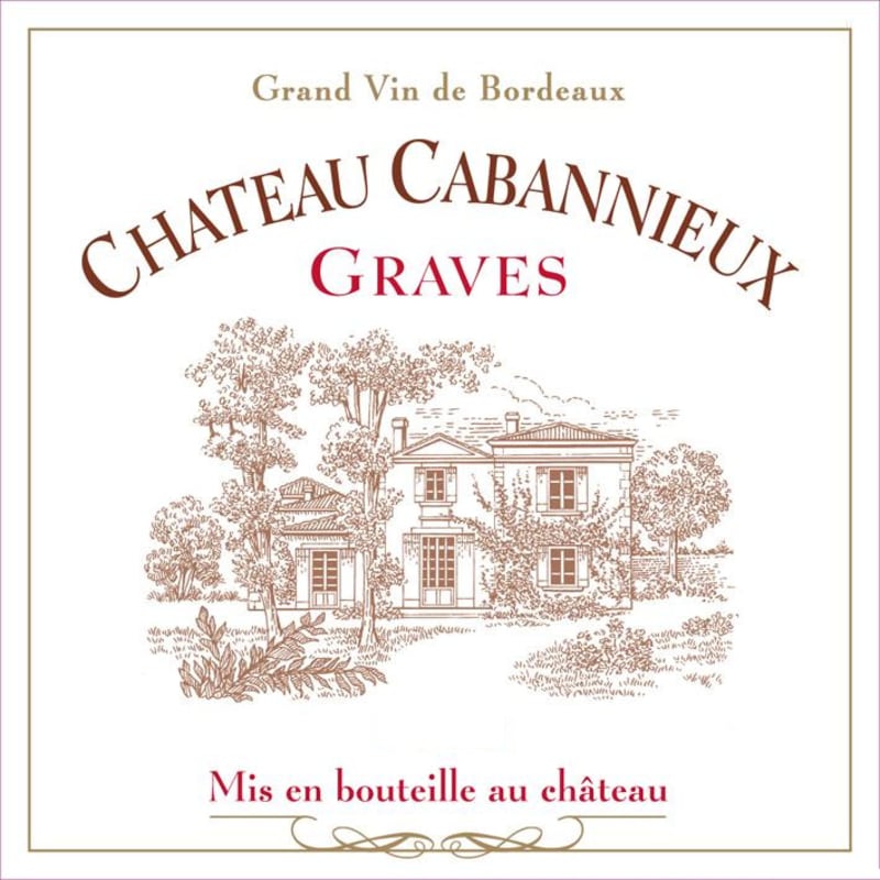 Chateau Cabannieux Graves 2010 Front Label