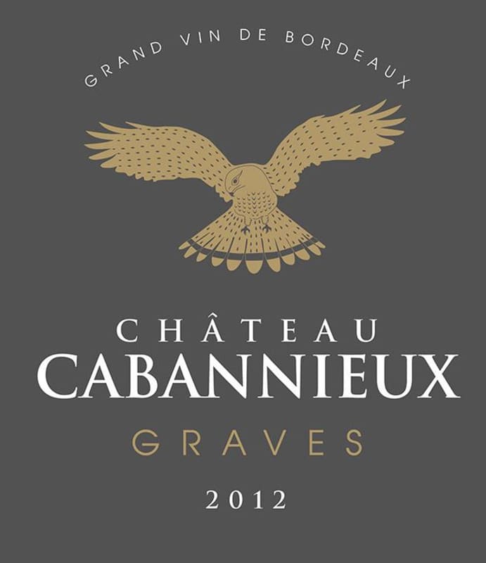 Chateau Cabannieux Graves Blanc 2012 Front Label