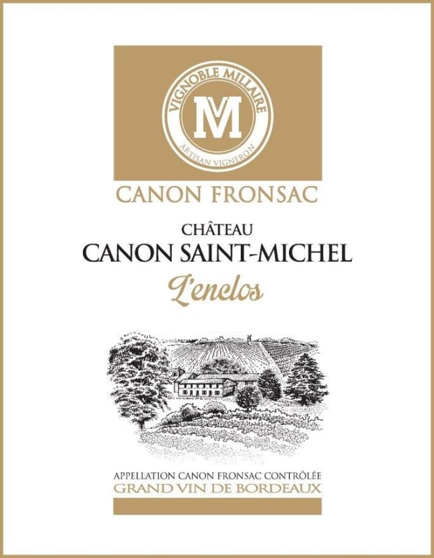 Chateau Canon Saint-Michel Canon Fronsac L'Enclos 2012 Front Label