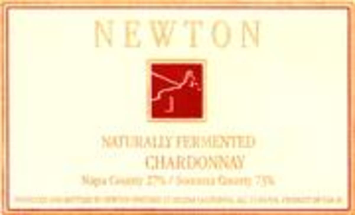 Newton Red Label Chardonnay 1999 Front Label