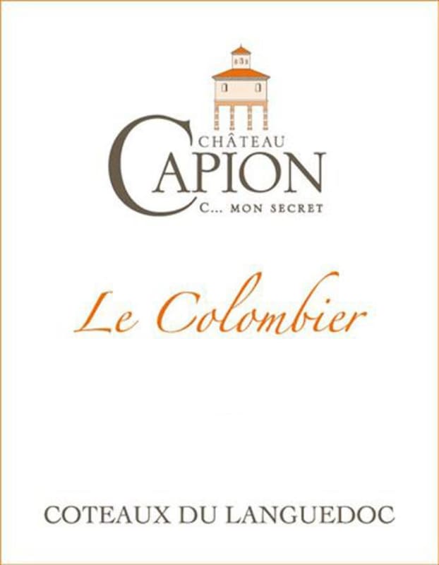 Chateau Capion Coteaux du Languedoc Le Colombier 2009 Front Label