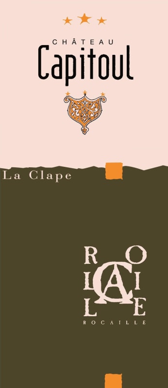 Chateau Capitoul La Clape Rocaille 2013 Front Label