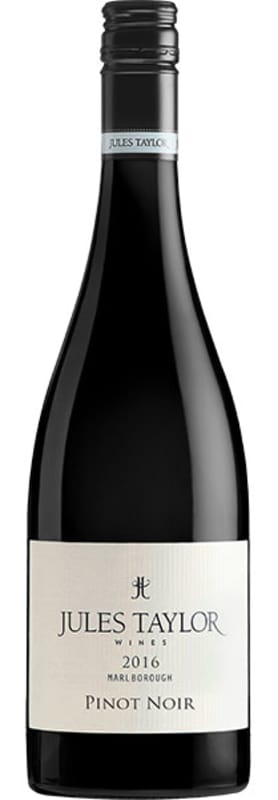 Jules Taylor Pinot Noir 2016 Front Bottle Shot