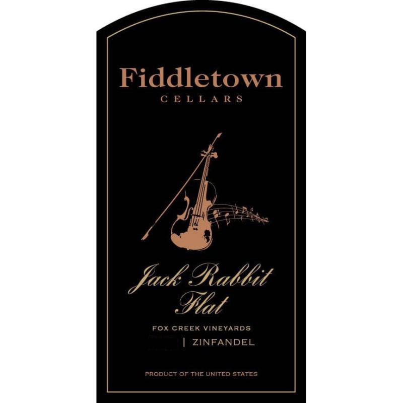 Fiddletown Jack Rabbit Flat Zinfandel 2014 Front Label