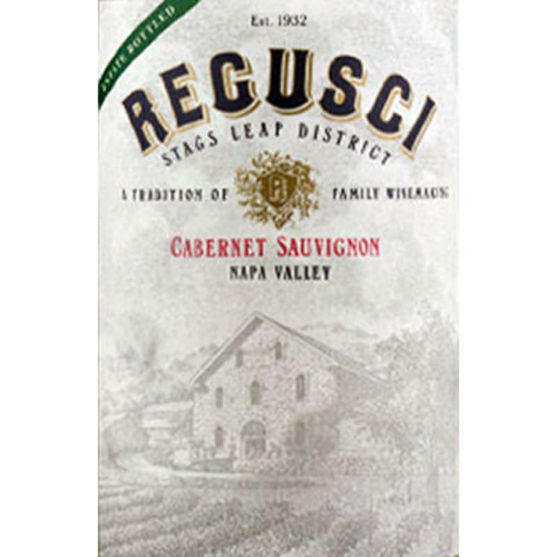 Regusci Winery Stags Leap Cabernet Sauvignon 2014 Front Label