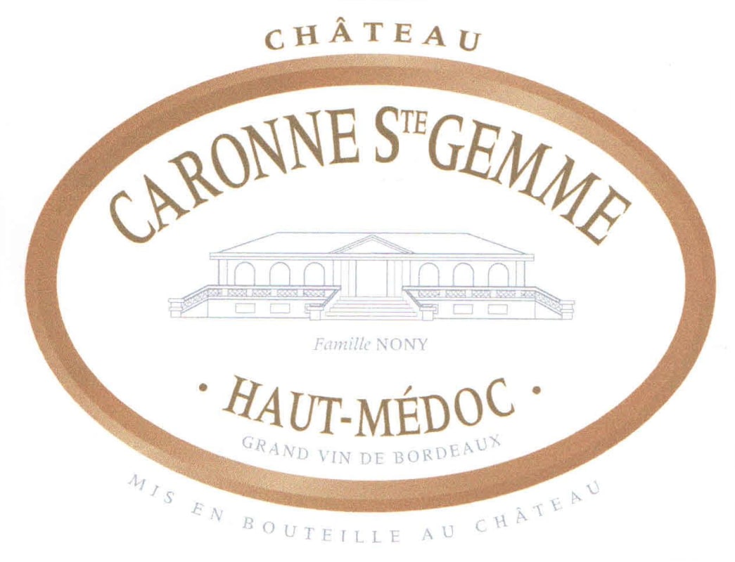 Chateau Caronne Ste Gemme Haut-Medoc 2012 Front Label