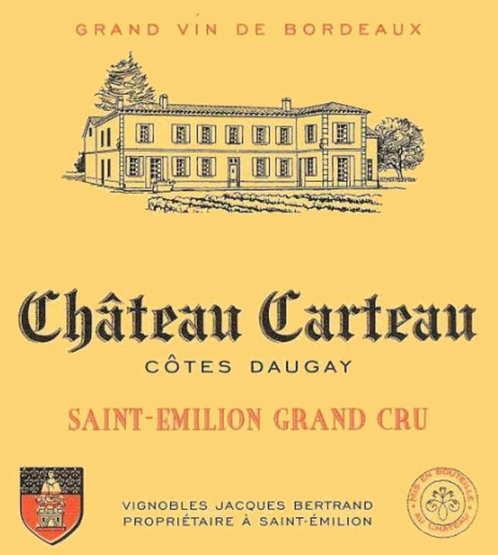 Chateau Carteau Saint-Emilion Cotes Daugay Grand Cru 2009 Front Label