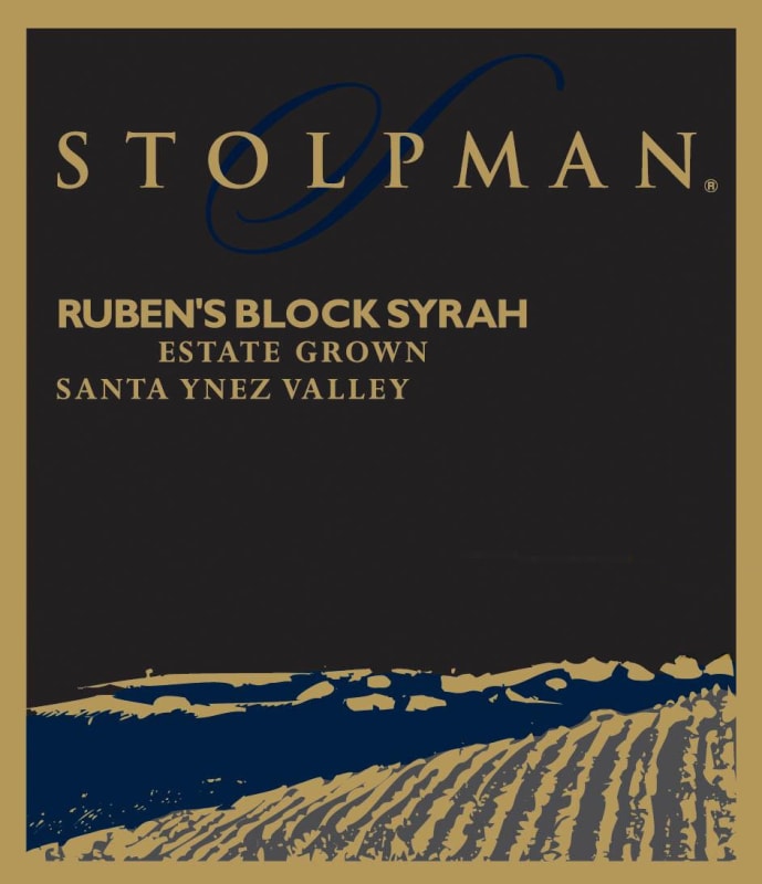 Stolpman Vineyards Ruben's Block Syrah 2012 Front Label