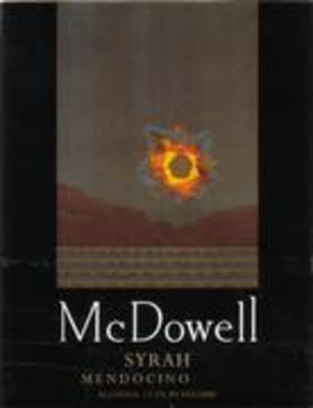 McDowell Syrah 1999 Front Label