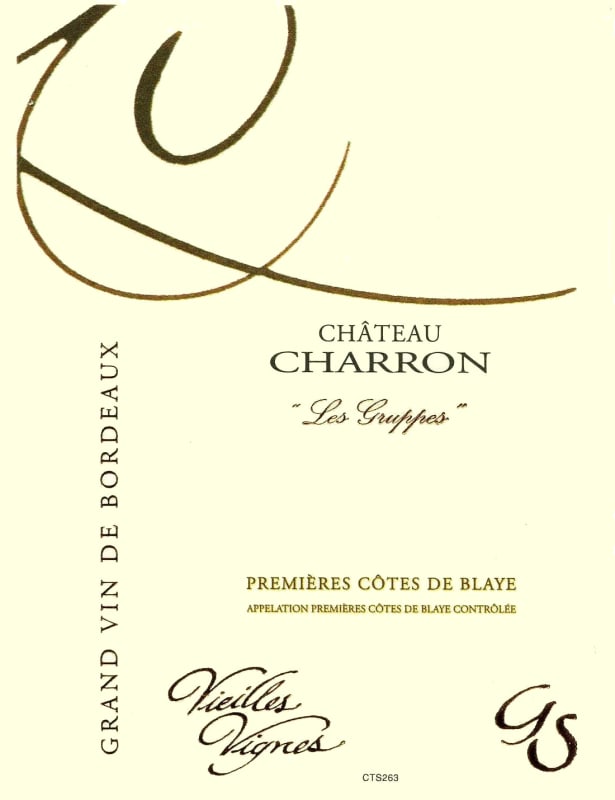Chateau Charron Les Gruppes 2007 Front Label