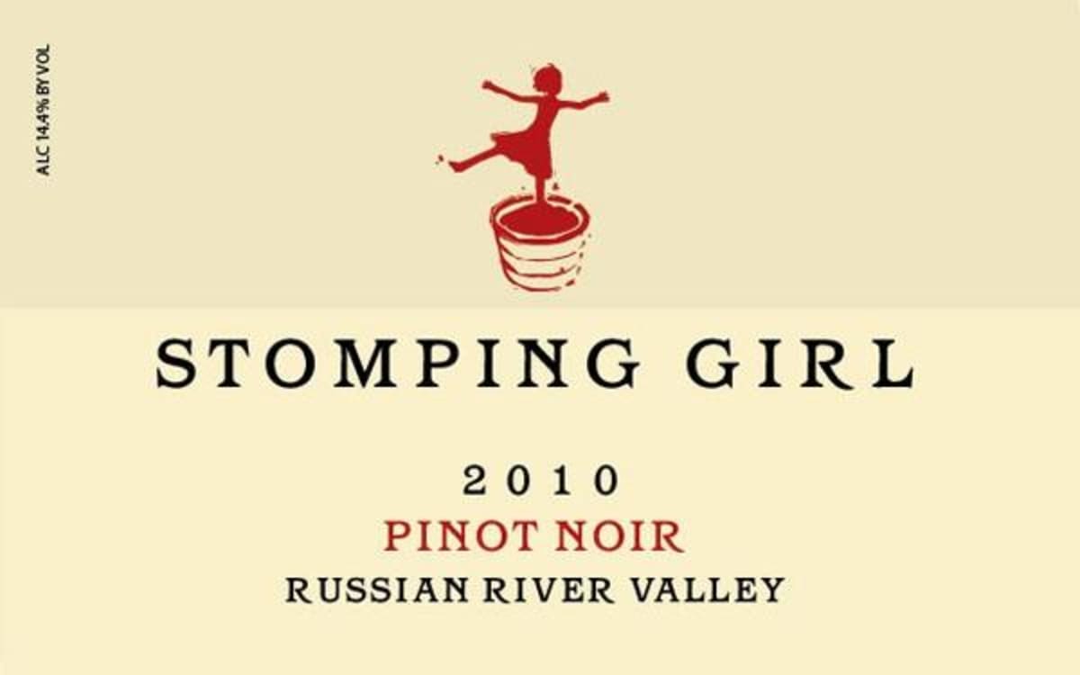 Stomping Girl Russian River Valley Pinot Noir 2010 Front Label