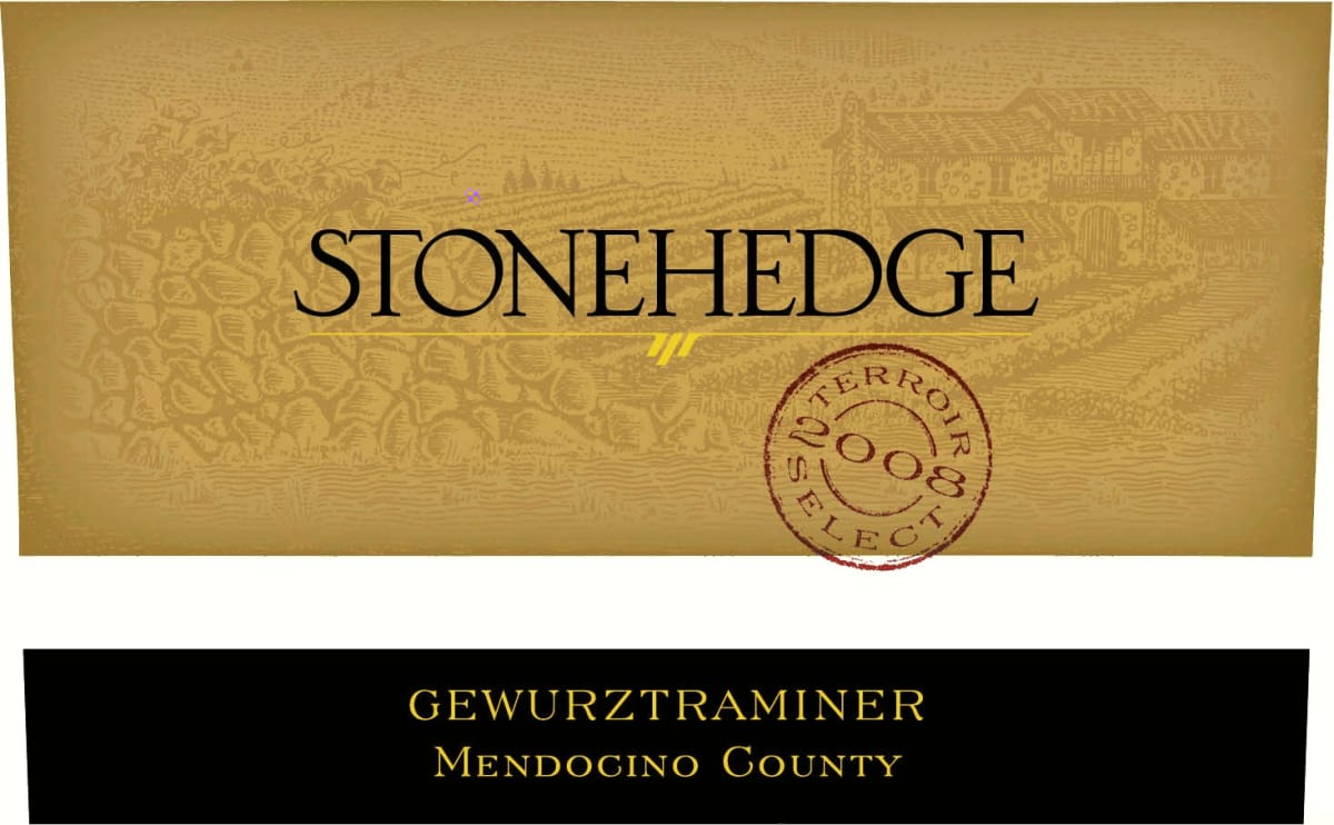 Stonehedge Gewurztraminer 2008 Front Label