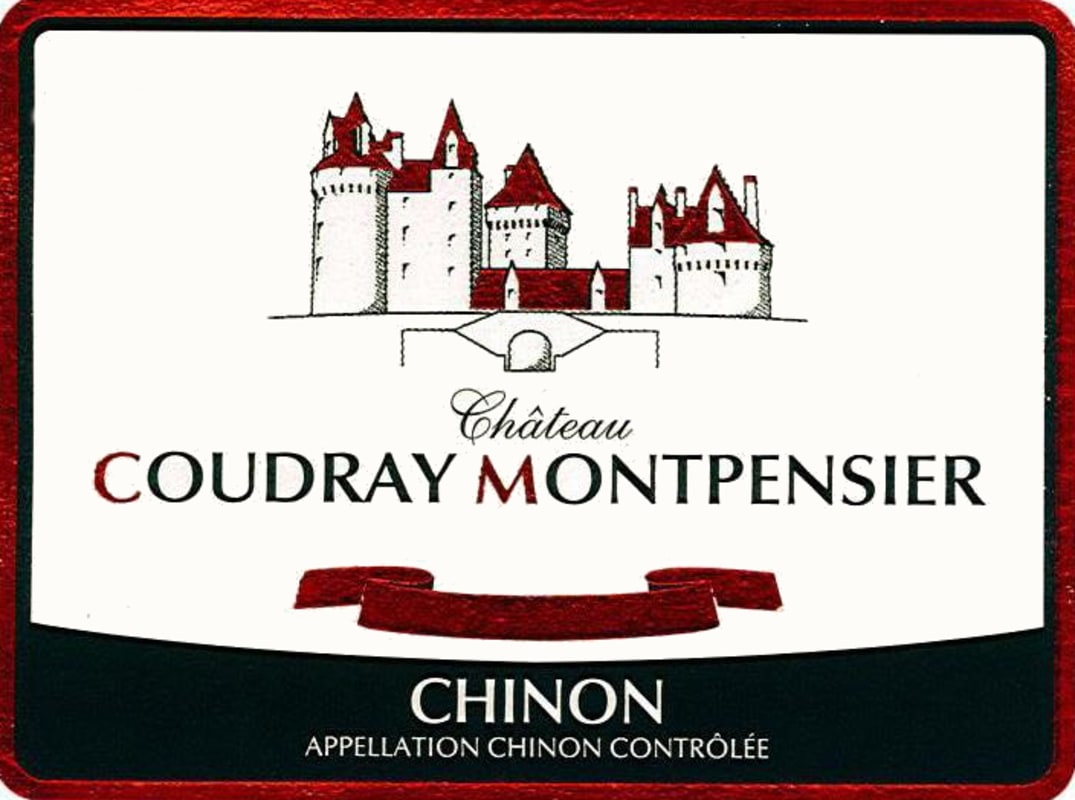 Chateau du Coudray-Montpensier Chinon 2014 Front Label