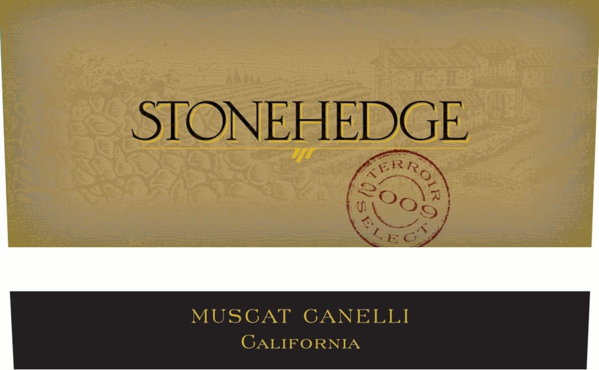 Stonehedge Terroir Select Muscat Canelli 2009 | Wine.com