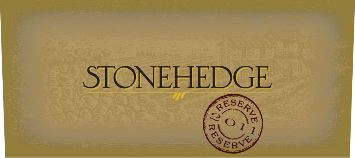 Stonehedge Reserve Cabernet Sauvignon 2011 Front Label