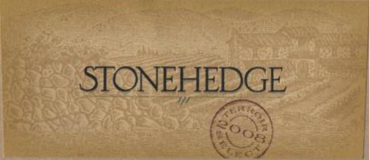 Stonehedge Terroir Select The Noble Red 2008 Front Label